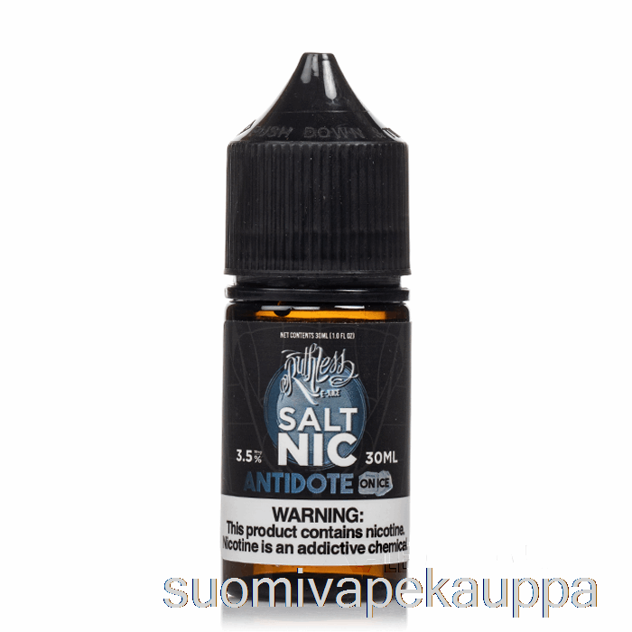 Vape Netistä Vastalääke Jäällä - Häikäilemätön Suola - 30ml 10mg